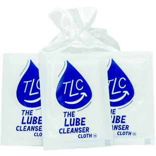Lube cleanser cloth