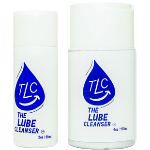 The Lube Cleanser 2 oz & 4 Oz bottle